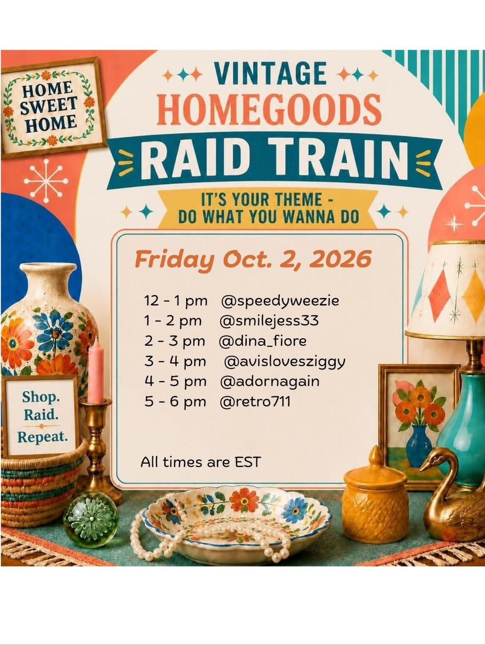 HomeGoods Raid Train October 2